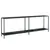 Produktbild 2 för Konsolbord svart 220x35x75,5 cm härdat glas