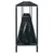 Produktbild 4 för Konsolbord svart 220x35x75,5 cm härdat glas
