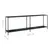 Produktbild 8 för Konsolbord svart 220x35x75,5 cm härdat glas