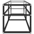 Produktbild 4 för TV-bänk genomskinlig 140x40x40,5 cm härdat glas 