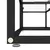 Produktbild 5 för TV-bänk genomskinlig 160x40x40,5 cm härdat glas 