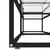 Produktbild 5 för TV-bänk genomskinlig 200x40x40,5 cm härdat glas 