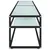 Produktbild 4 för Tv-bänk vit marmor 200x40x40,5 cm härdat glas