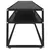 Produktbild 4 för TV-bänk svart 220x40x40,5 cm härdat glas 