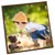 Produktbild 4 för Fotoramar 5 st för bord brons 30x30cm MDF
