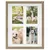 Produktbild 3 för Fotoramar 3D 3 st mörkt trä 28x35 cm för 4x(10x15) cm foto