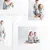 Produktbild 5 för Fotoram för 4x(13x18 cm) bilder vit MDF