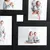 Produktbild 5 för Fotoram för 4x(10x15 cm) bilder svart MDF
