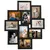 Produktbild 2 för Fotoram för 10x(10x15 cm) bilder svart MDF