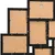 Produktbild 7 för Fotoram för 10x(13x18 cm) bilder svart MDF