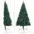 Produktbild 10 för Belyst halv plastgran med fot grön 120 cm PVC