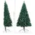 Produktbild 10 för Belyst halv plastgran med fot grön 240 cm PVC