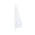 Produktbild 4 för Belyst halv plastgran med fot vit 210 cm PVC
