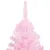 Produktbild 3 för Belyst plastgran med fot rosa 120 cm PVC