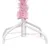 Produktbild 4 för Belyst plastgran med fot rosa 240 cm PVC