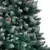 Produktbild 5 för Plastgran med LED kottar och vit snö 180 cm