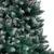 Produktbild 5 för Plastgran med LED kottar och vit snö 210 cm