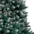 Produktbild 5 för Plastgran med LED kottar och vit snö 240 cm