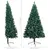Produktbild 12 för Halv plastgran med LED och julgranskulor grön 120 cm