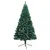 Produktbild 4 för Halv plastgran med LED och julgranskulor grön 120 cm