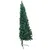 Produktbild 5 för Halv plastgran med LED och julgranskulor grön 150 cm