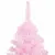 Produktbild 3 för Belyst plastgran med kulor rosa 120 cm PVC