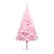Produktbild 2 för Belyst plastgran med kulor rosa 210 cm PVC