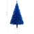 Produktbild 12 för Plastgran med LED och julgranskulor blå 150 cm PVC