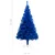 Produktbild 12 för Plastgran med LED och julgranskulor blå 180 cm PVC