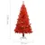 Produktbild 12 för Plastgran med LED och julgranskulor röd 150 cm PVC
