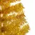 Produktbild 2 för Plastgran med LED och julgranskulor guld 150 cm PET