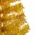 Produktbild 2 för Plastgran med LED och julgranskulor guld 210 cm PET