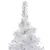 Produktbild 2 för Plastgran med LED och julgranskulor silver 120 cm PET