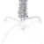 Produktbild 3 för Plastgran med LED och julgranskulor silver 120 cm PET