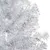 Produktbild 4 för Plastgran med LED och julgranskulor silver 120 cm PET
