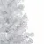 Produktbild 2 för Plastgran med LED och julgranskulor silver 150 cm PET
