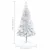 Produktbild 12 för Plastgran med LED och julgranskulor silver 150 cm PET