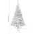 Produktbild 12 för Belyst plastgran med kulor silver 180 cm PET