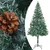 Produktbild 2 för Plastgran med LED & julgranskulor & kottar 180 cm