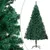 Produktbild 2 för Plastgran med LED och julgranskulor grön 210 cm PVC