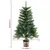Produktbild 11 för Plastgran med LED och kulor 90 cm grön