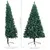 Produktbild 12 för Halv plastgran med LED och julgranskulor grön 120 cm