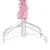 Produktbild 4 för Belyst plastgran med kulor rosa 150 cm PVC