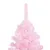 Produktbild 3 för Belyst plastgran med kulor rosa 180 cm PVC