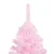 Produktbild 3 för Plastgran med LED och julgranskulor rosa 240 cm PVC 