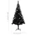 Produktbild 12 för Plastgran med LED och julgranskulor svart 180 cm PVC 