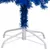 Produktbild 4 för Plastgran med LED och julgranskulor blå 120 cm PVC 