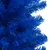 Produktbild 5 för Plastgran med LED och julgranskulor blå 120 cm PVC 