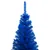 Produktbild 3 för Plastgran med LED och julgranskulor blå 210 cm PVC 