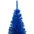 Produktbild 3 för Plastgran med LED och julgranskulor blå 240 cm PVC 